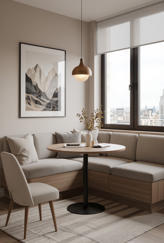corner office acoustic meeting nook