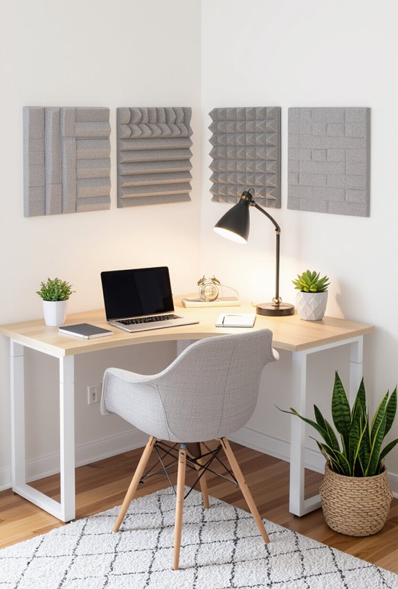 corner office acoustic upgrades