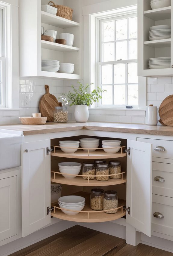 corner storage for collections