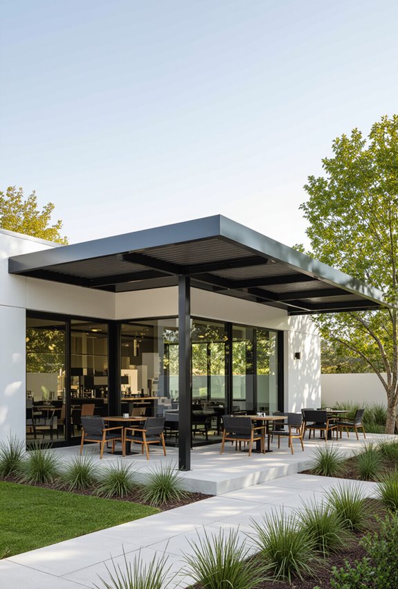 corrugated metal industrial chic