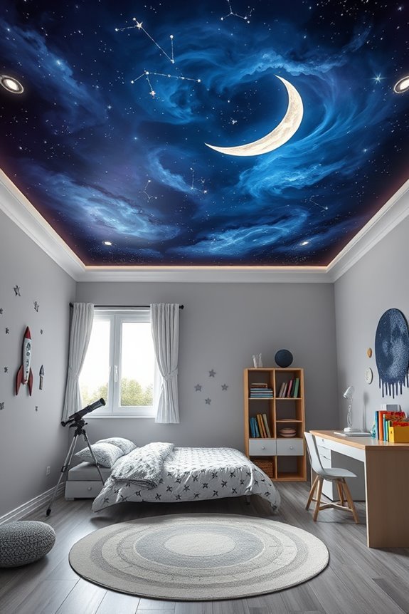 cosmic space adventure theme