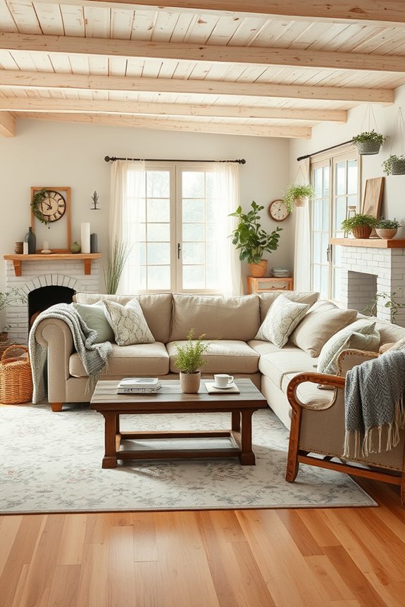 cottage charm and warmth