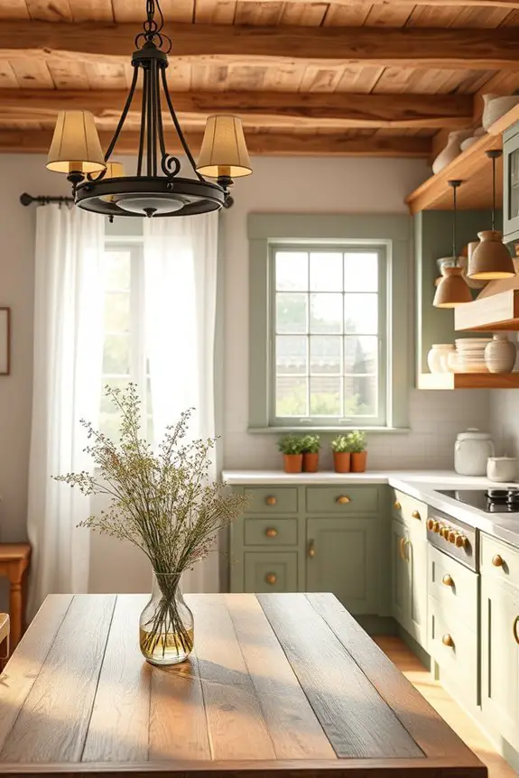 cottage kitchen lighting ideas