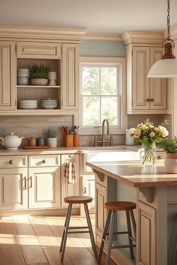 cottage style cabinetry warmth charm