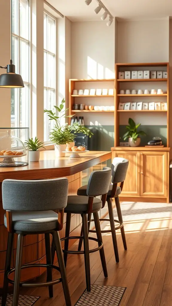 counter seating fosters interaction