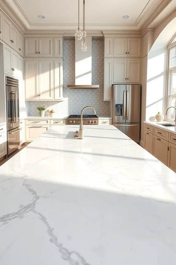 countertop choices quartz vs marble
