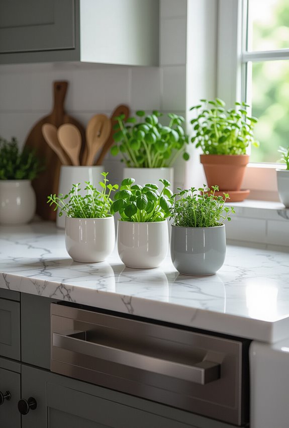countertop micro herb garden