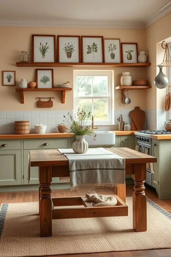 country inspired kitchen wall art