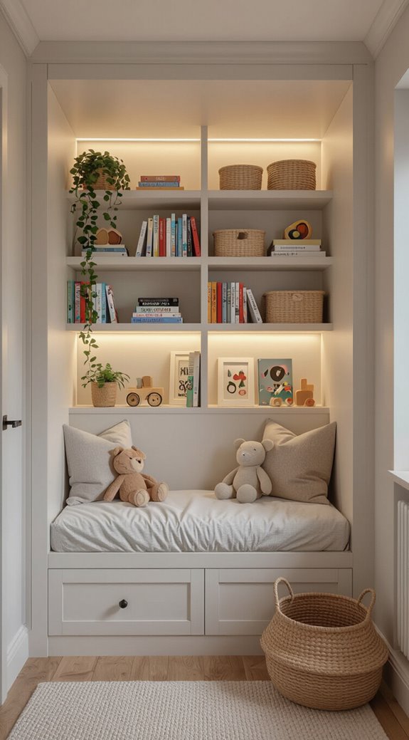 cozy alcove for reading
