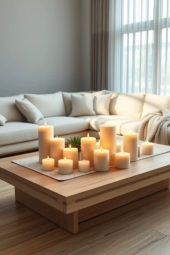 cozy ambiance with candles