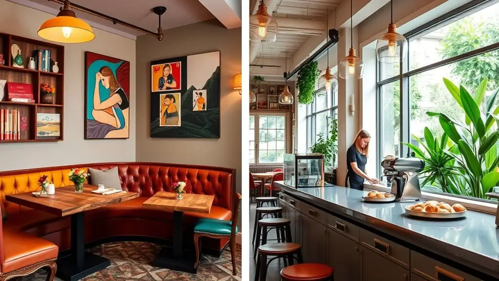 cozy and creative cafe designs