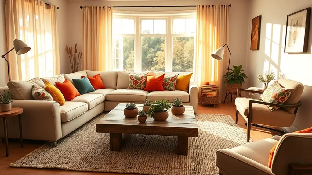 cozy and stylish living room