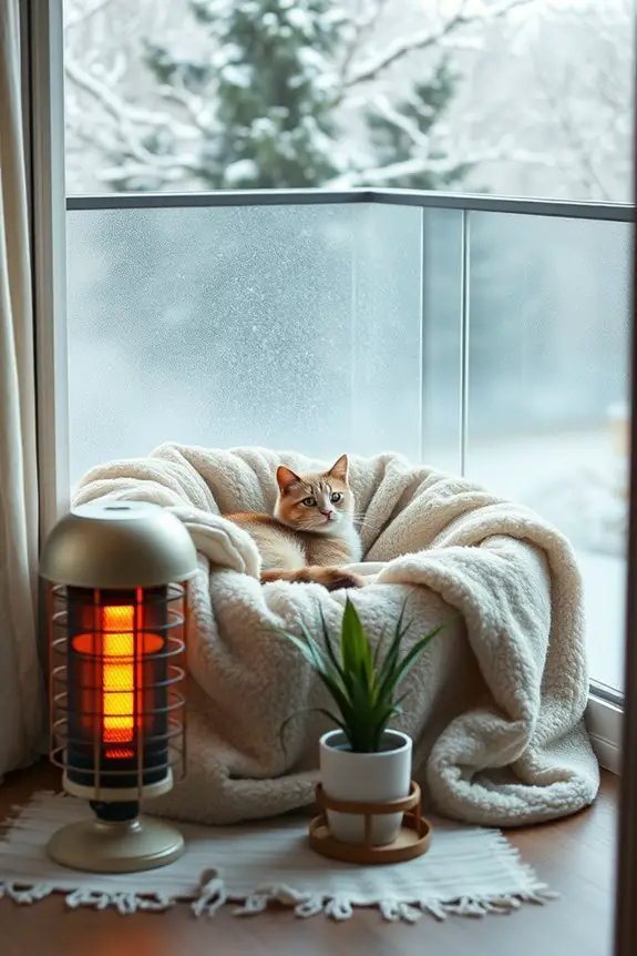 cozy balcony cat retreats