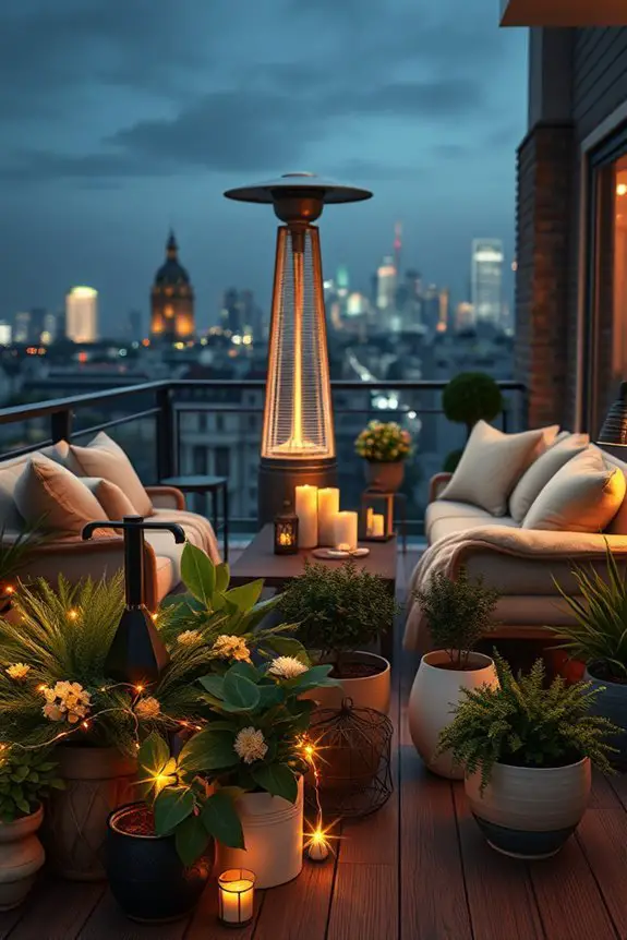 cozy balcony heating solutions