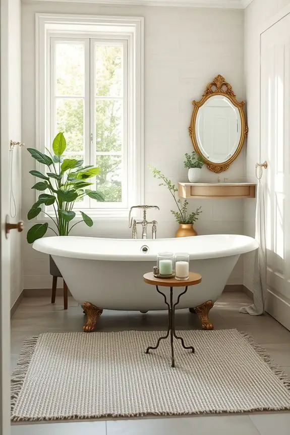 cozy bathroom retreat nook