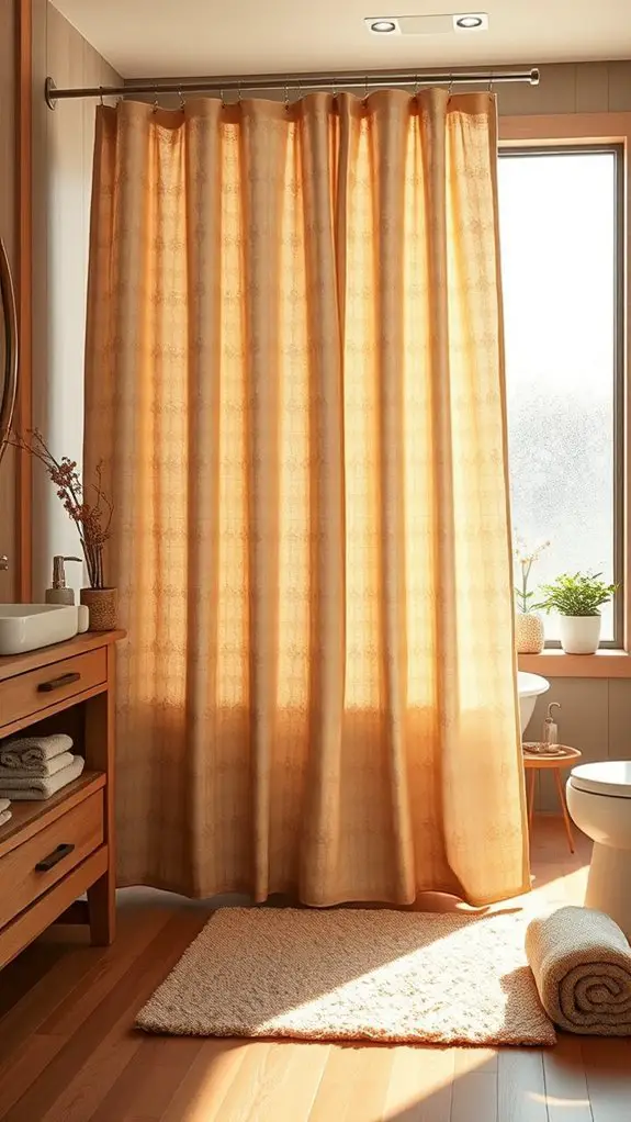 cozy bathroom shower curtain