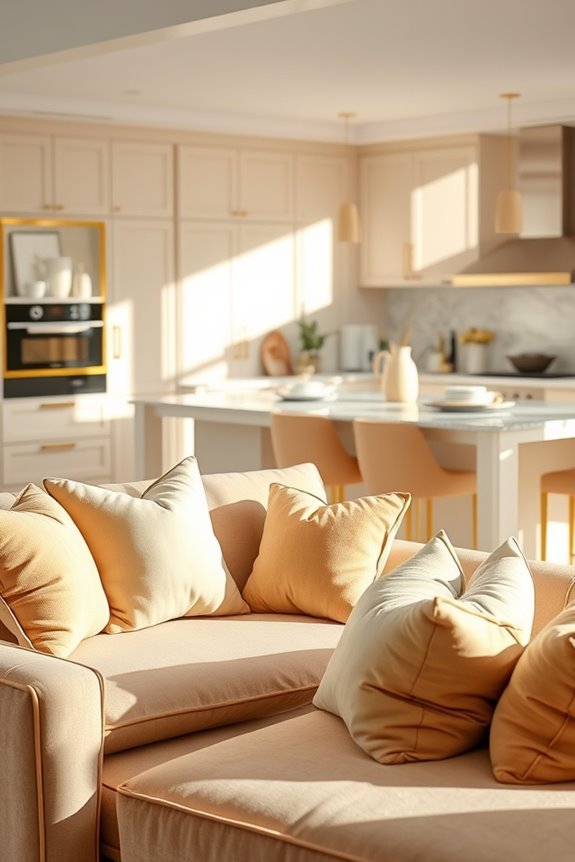 cozy beige seating elegance