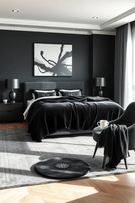cozy black throw blankets