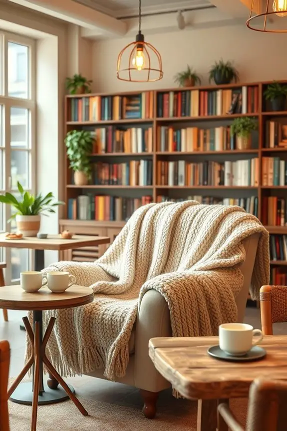 cozy blankets create warmth