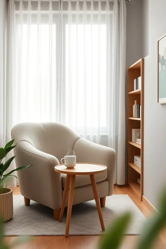 cozy break area setup