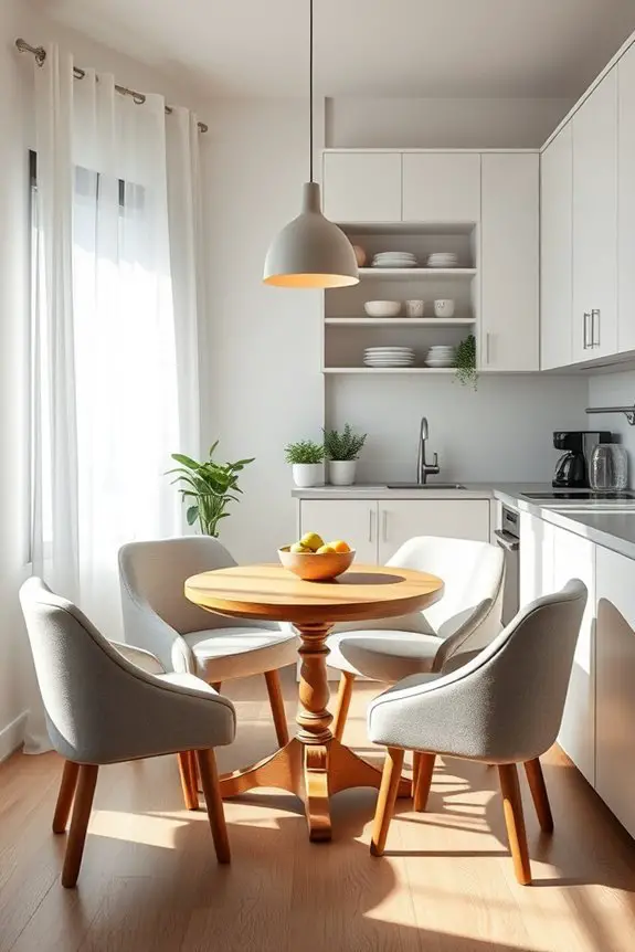 cozy breakfast nook creation