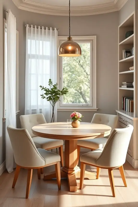 cozy breakfast nook retreat