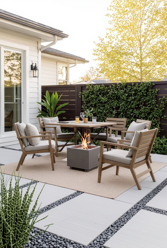 cozy budget friendly backyard entertaining