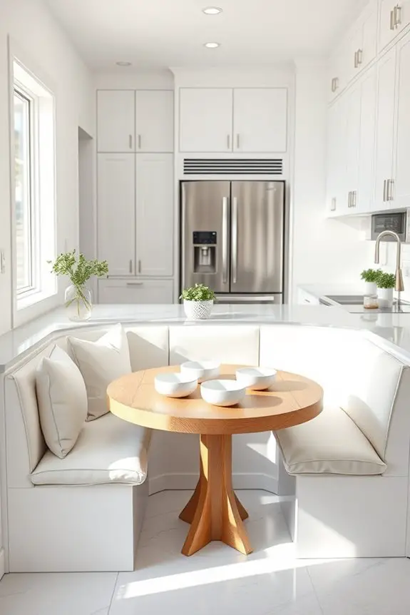 cozy built in kitchen nooks