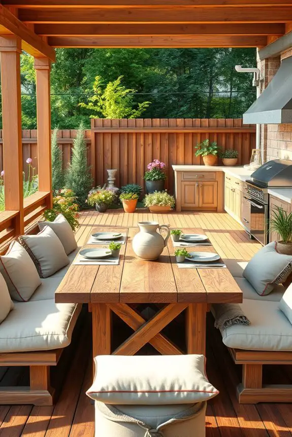cozy built in seating cushions