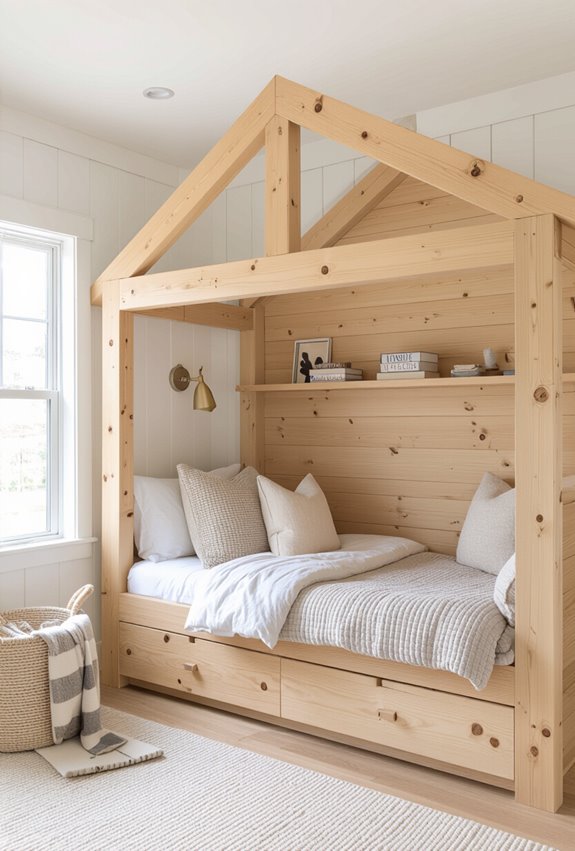 cozy cabin bed hideaway