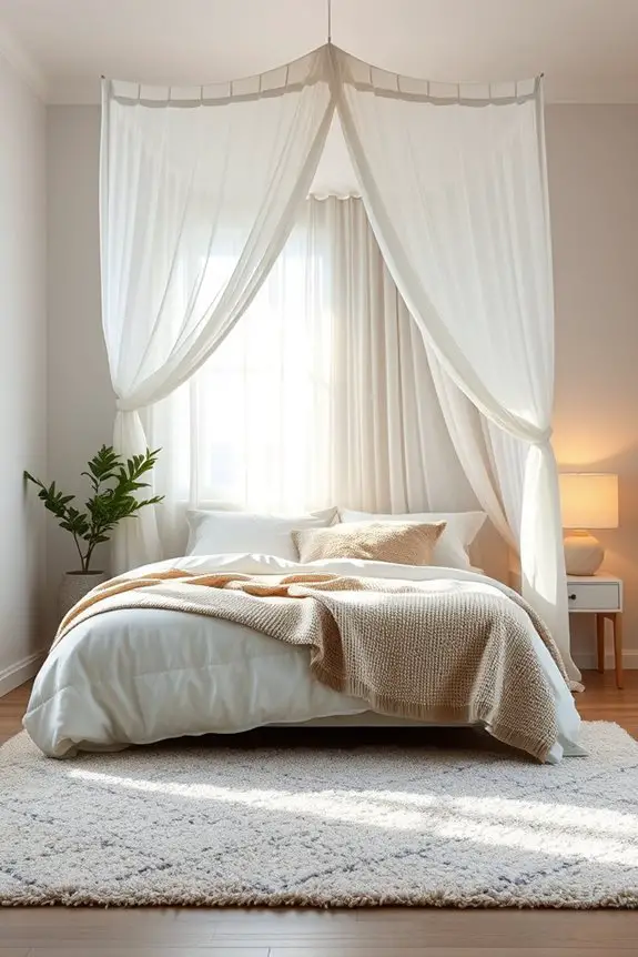 cozy canopy bedroom upgrade