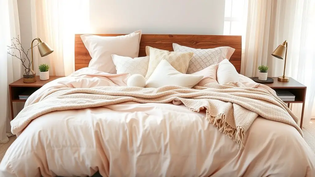 cozy chic bedroom aesthetics
