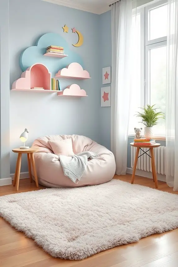 cozy children s reading nook
