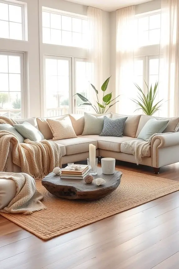 cozy coastal throw blankets