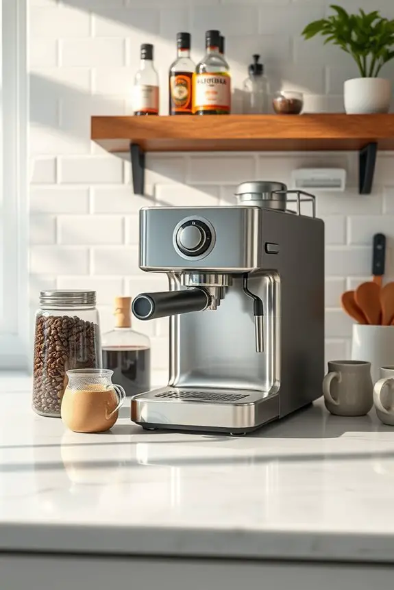 cozy coffee station setup
