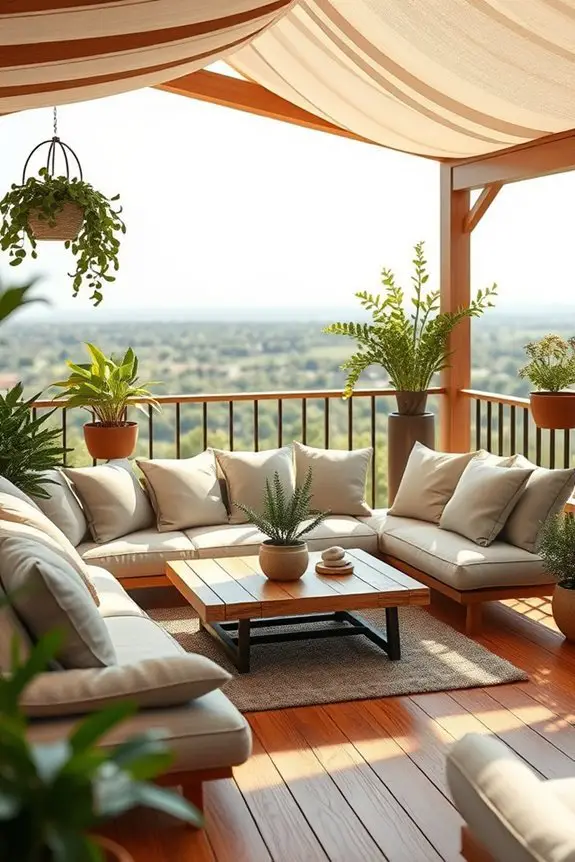 cozy colorful cushion arrangements