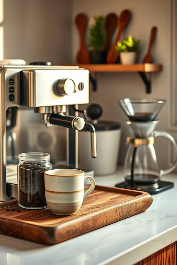 cozy compact coffee accessories