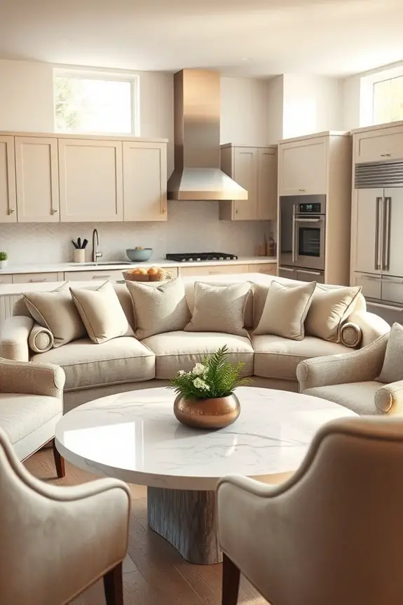 cozy conversation seating areas