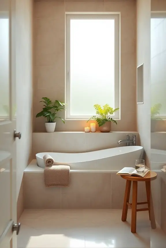 cozy corner bathtub retreat