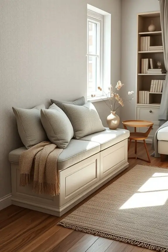cozy corner bench storage