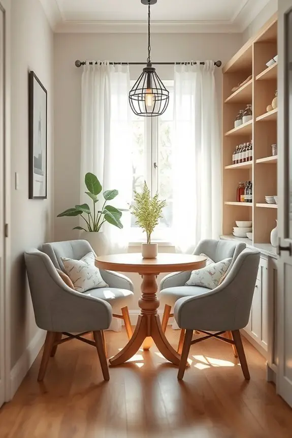 cozy corner breakfast nook