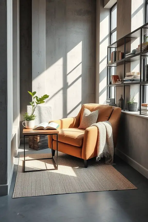 cozy corner for reading