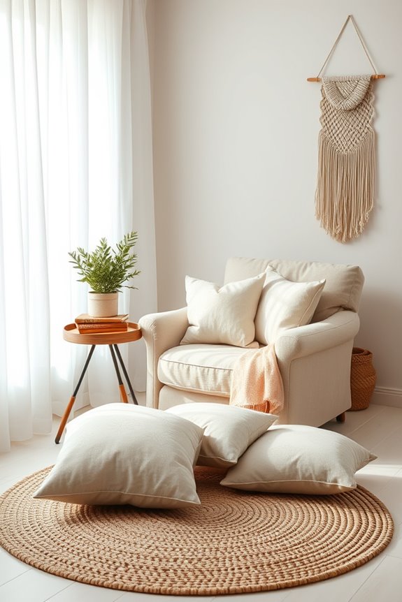 cozy corner for reading