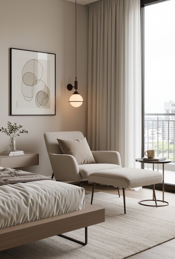 cozy corner with chair