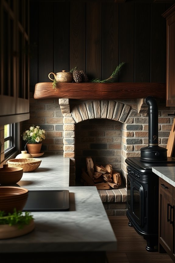 cozy cottage fireplace charm