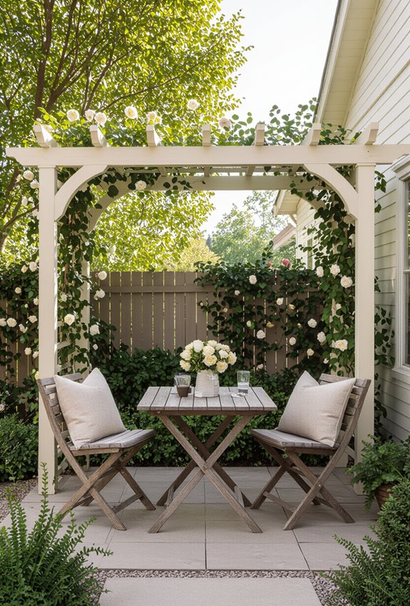 cozy cottagecore tiny backyard