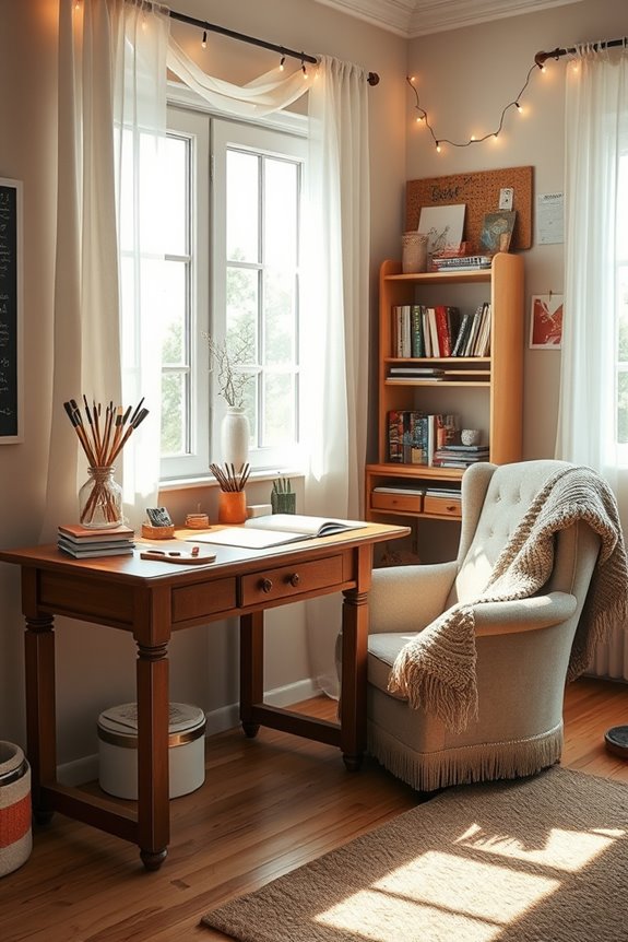 cozy craft room retreat