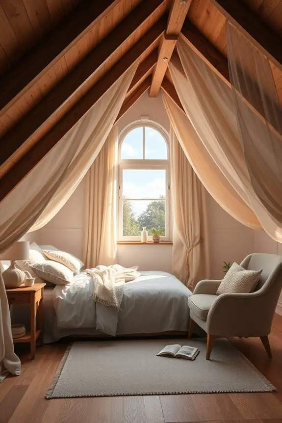 cozy curtains enhance atmosphere