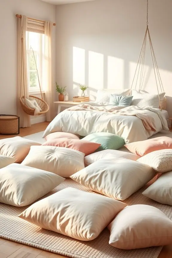 cozy cushions for relaxation