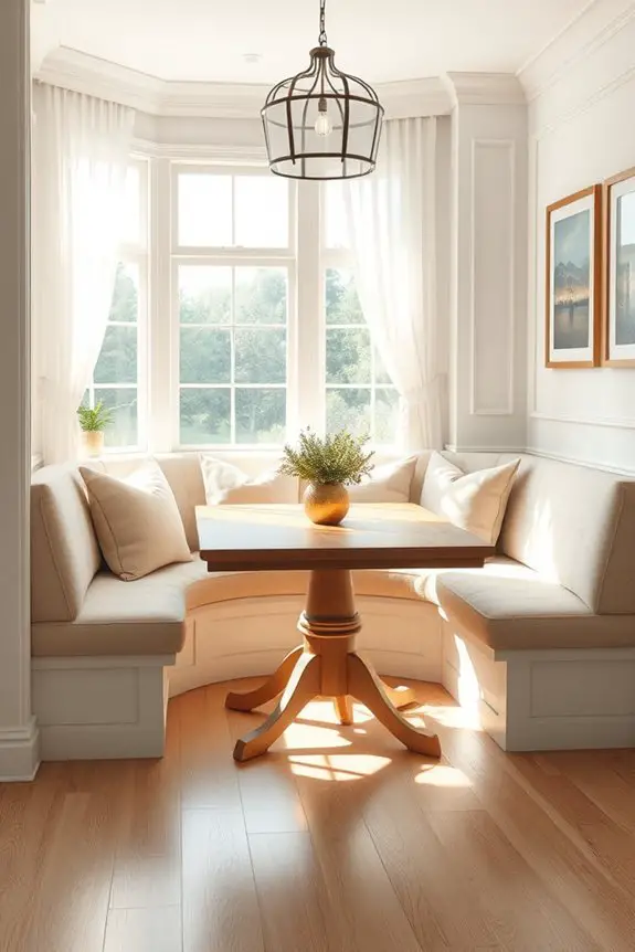 cozy customizable dining nook